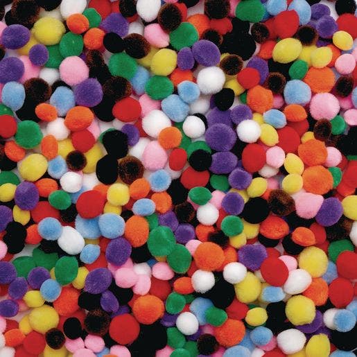 Mini Pom Poms 450 Pcs