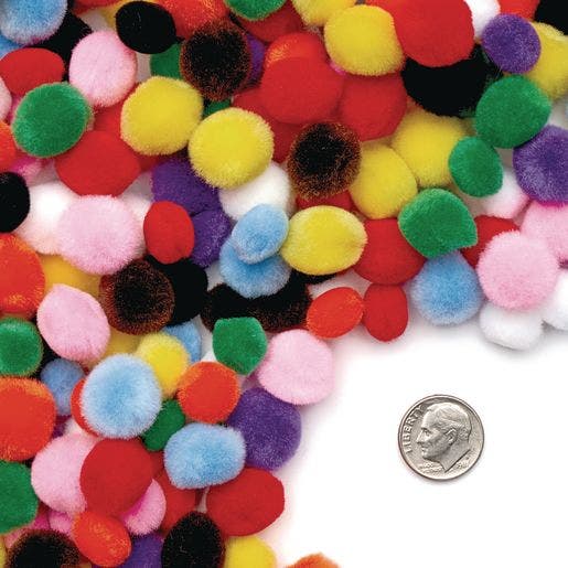 Mini Pom Poms 450 Pcs - Image 2