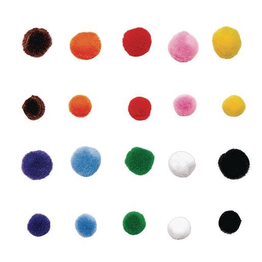 Mini Pom Poms 450 Pcs - Image 6