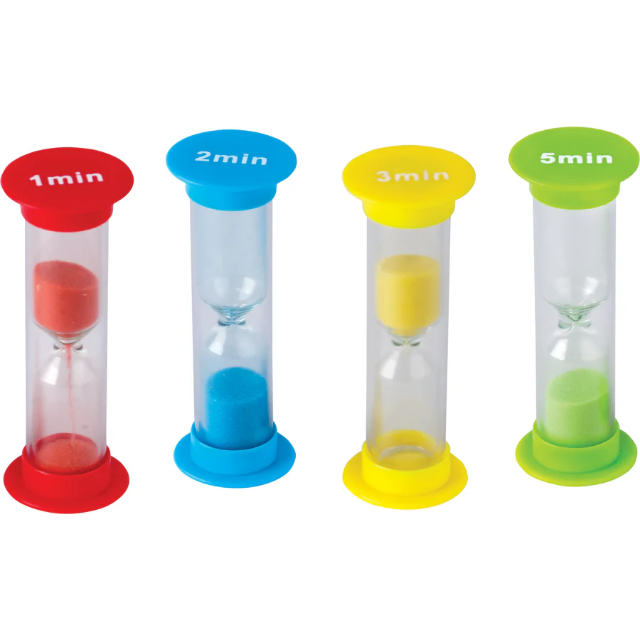 Mini Sand Timers Combo 4 pack