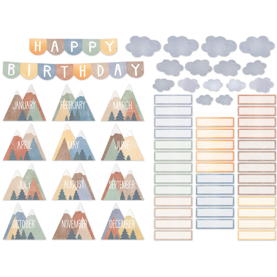 Moving Mountains Happy Birthday Mini Bulletin Board - Image 2