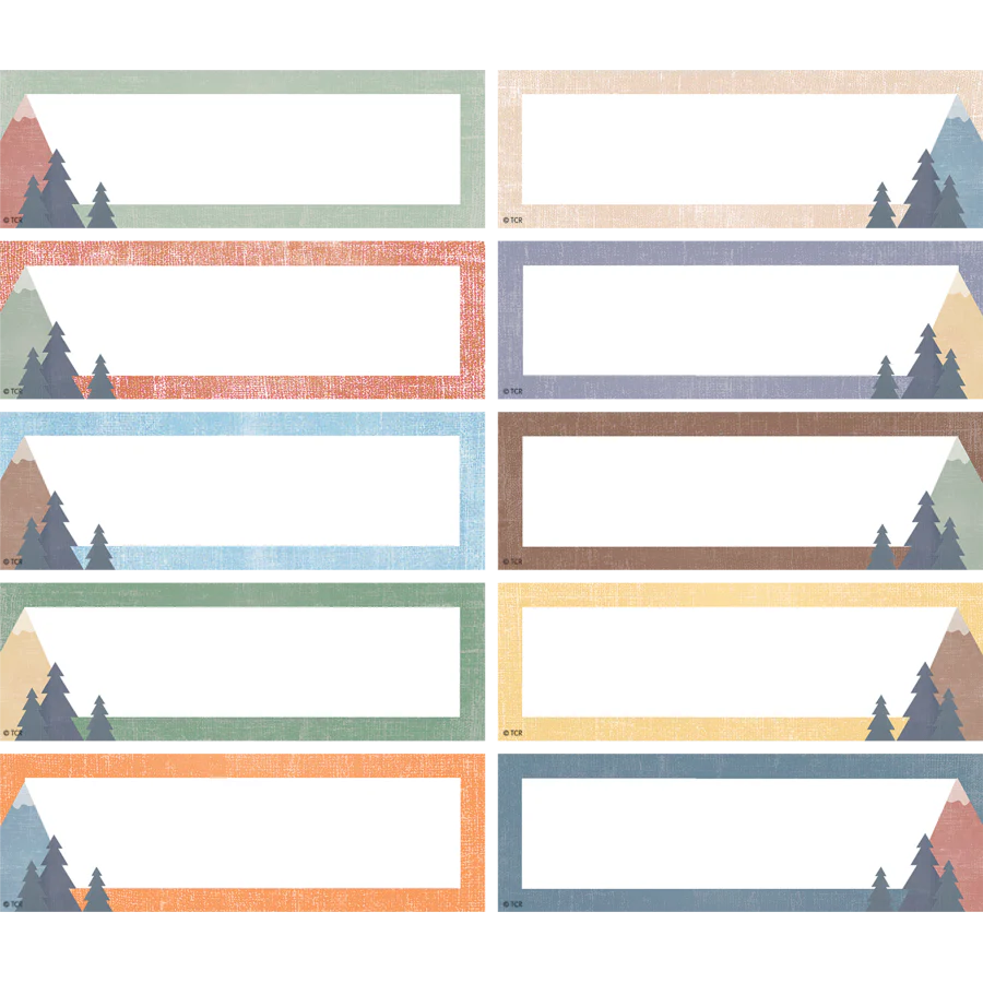 Moving Mountains Labels Magnetic Accents