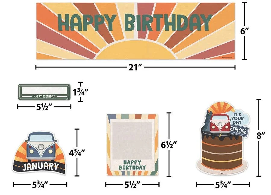 Moving Mountains Road Trip Happy Birthday Mini Bulletin Board - Image 4