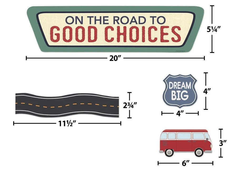 Moving Mountains Road Trip On the Road to Good Choices Mini Bulletin Board - Image 4