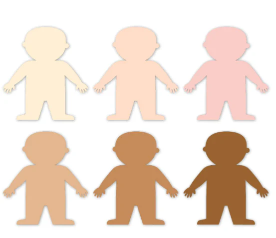 Multicultural People 6 in Designer Cut Outs