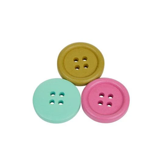 Natural Tones Wood Buttons 6 Color 300pcs - Image 4