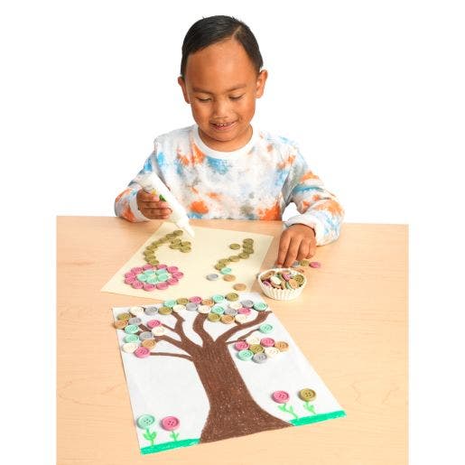 Natural Tones Wood Buttons 6 Color 300pcs - Image 6
