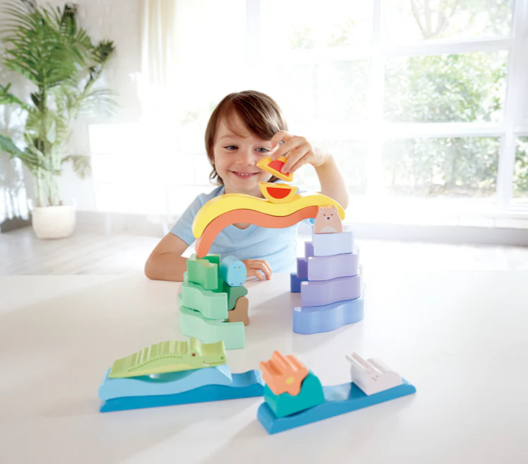 Nature Scene Stacking Blocks by Hape - Image 4