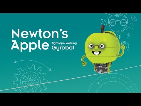 Newtons Apple Tightrope-Walking Gyrobot - Image 6