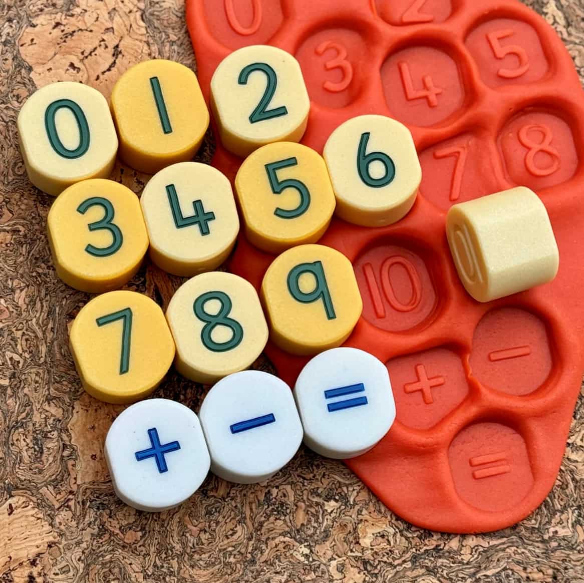 Number Stamping Stones