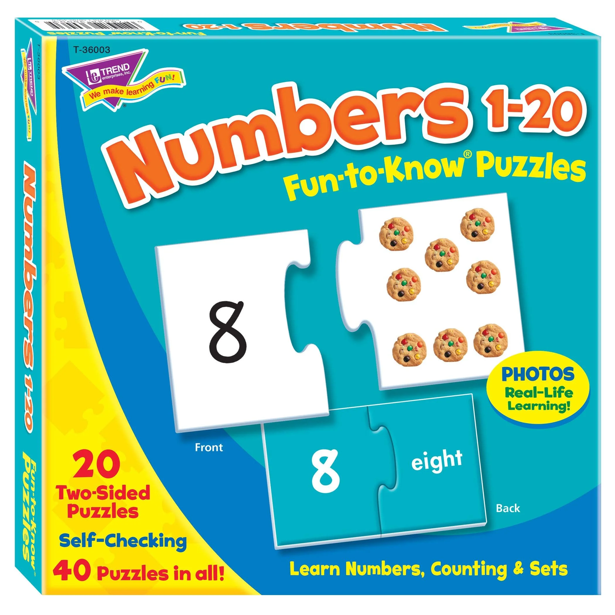 Numbers 1-20 Fun To Know Puzzles