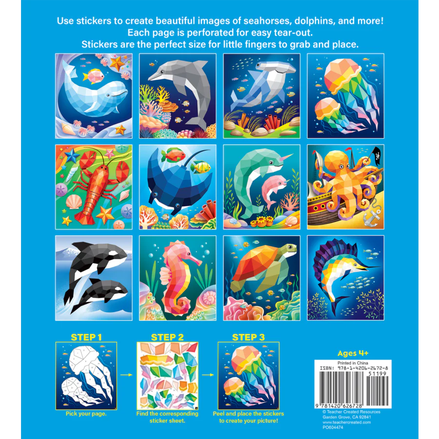 Ocean Life Modern Mosaics Stick to the Numbers - Image 2