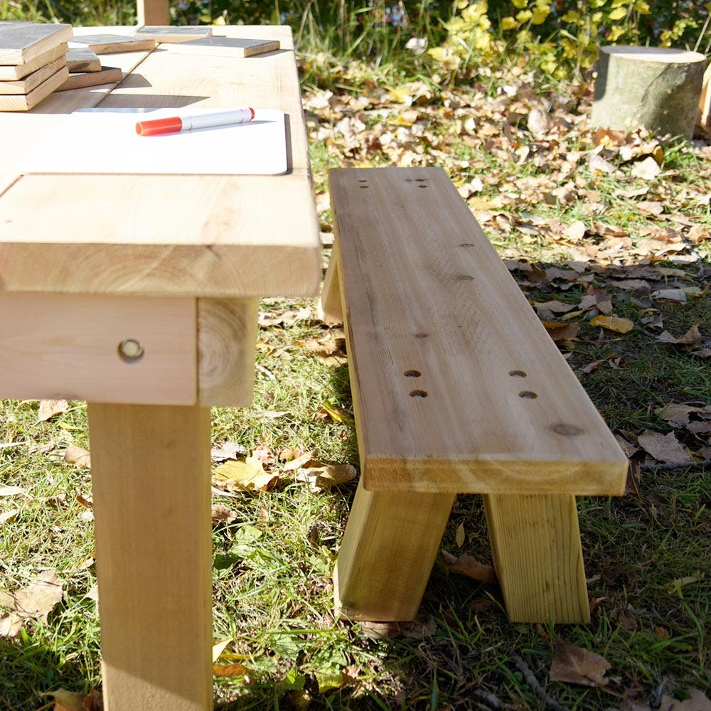 Outdoor Bench 12inch by Naturally Inspired Play - Image 4