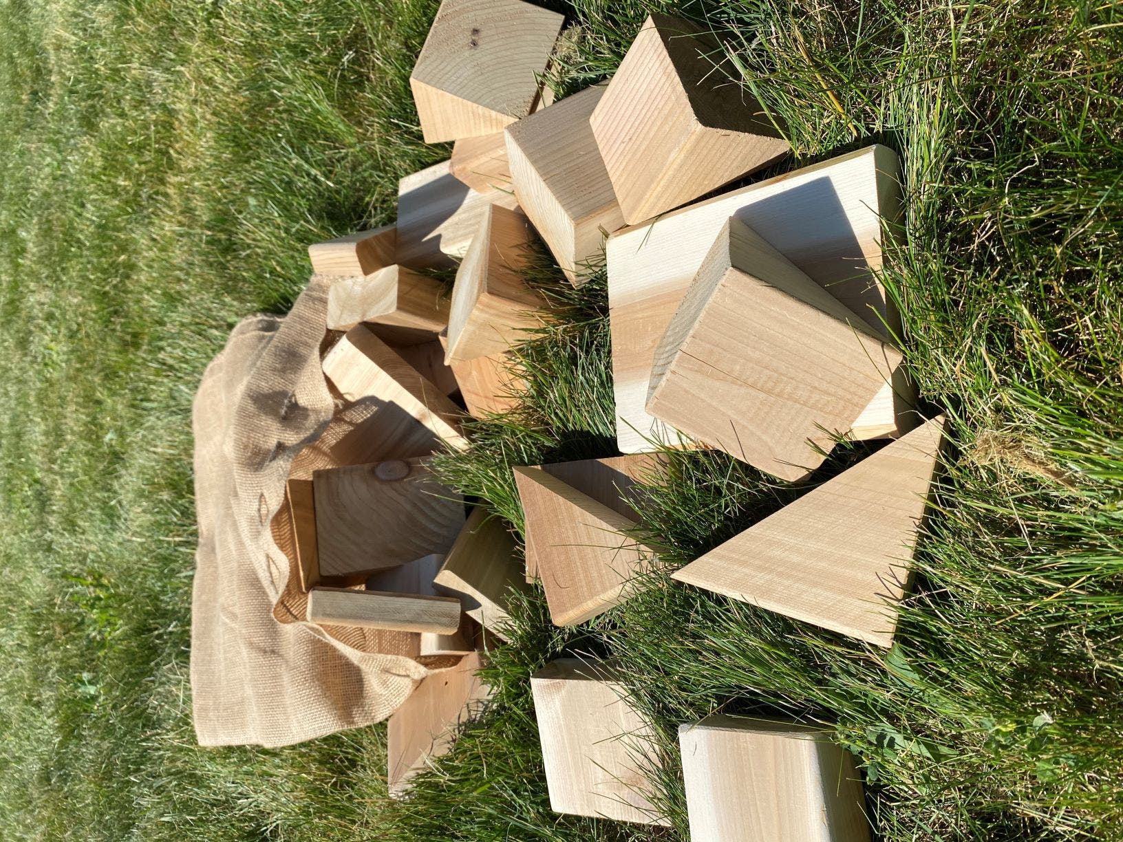 Outdoor Blocks in a Bag by Naturally Inspired Play - Image 5