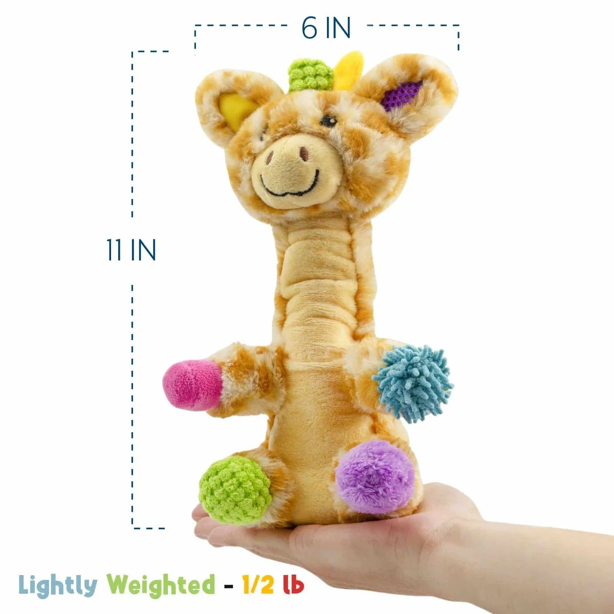 Patches The Mini Sensory Giraffe with Extendable Neck - Image 4