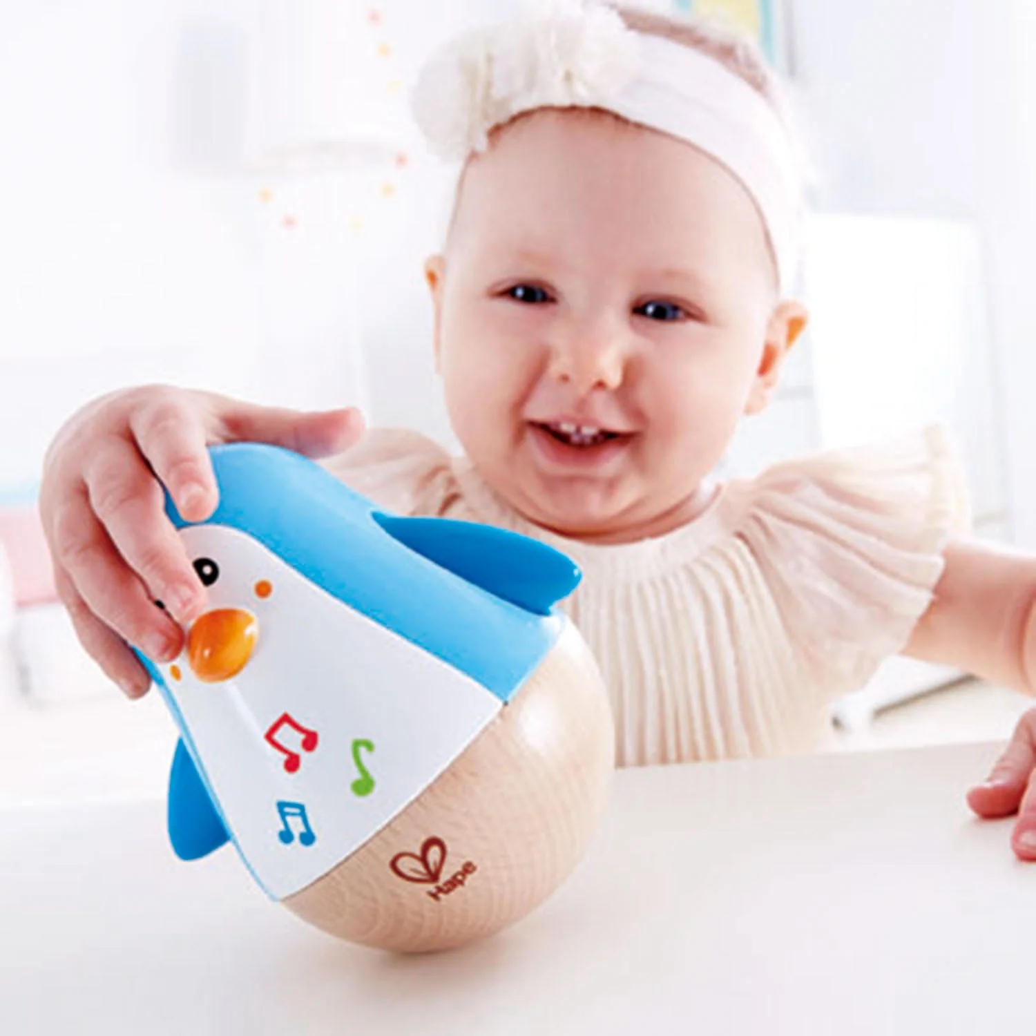 Penguin Musical Wobbler by Hape - Image 2