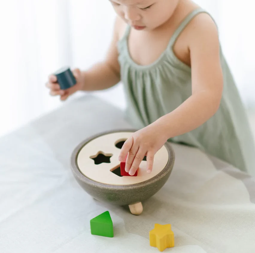 Plan Toys Shape Sorting Bowl - Image 2