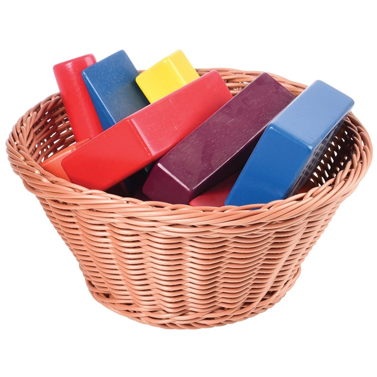 Plastic Woven Baskets Set of 3 - Image 4