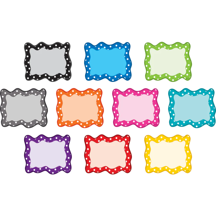 Polka Dots Blank Cards Mini Accents