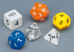 Polyhedra Dice Set of 6
