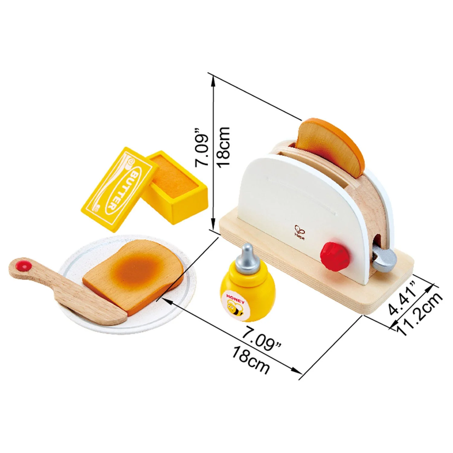 Pop-up Toaster Set by Hape - Image 3