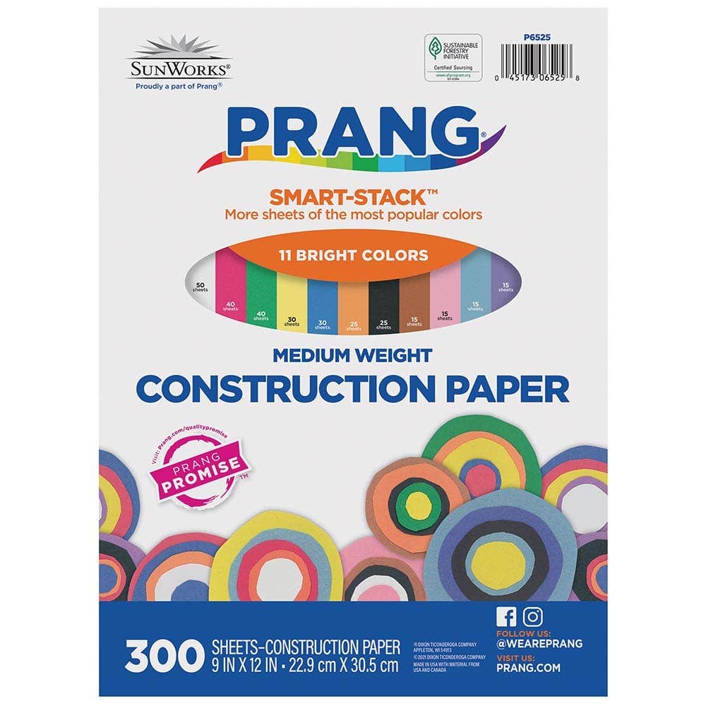 Prang Smart Stack Assorted 9x12 Construction Paper 300 sheet - Image 4