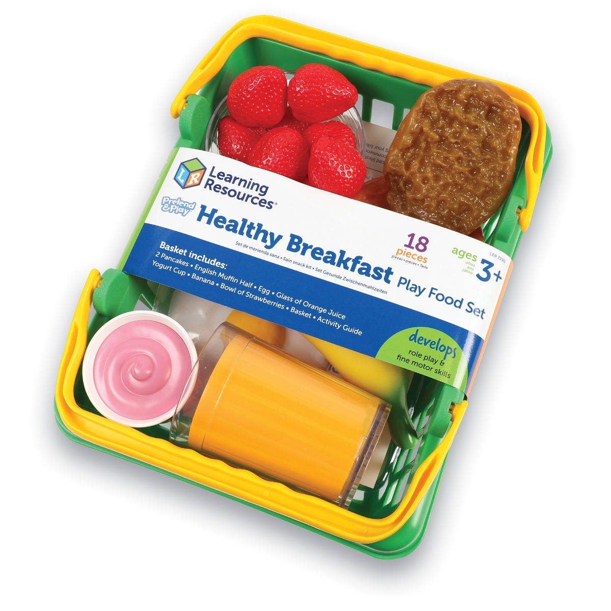 Pretend & Play Healthy Food Basket - Image 2