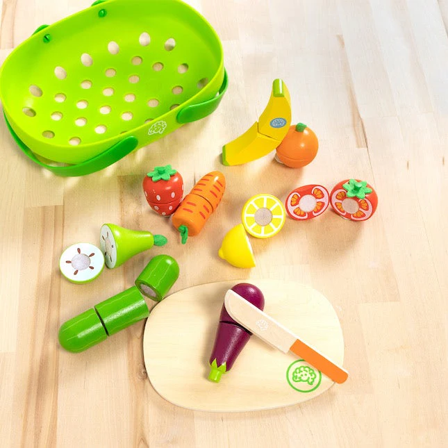 Pretendables Fruit and Veggie Basket by Fat Brain Toys - Image 5
