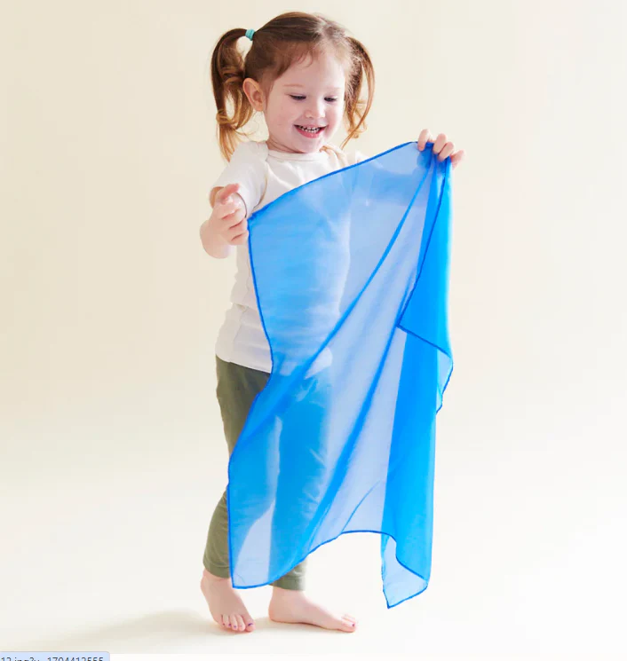 Primary Playsilks Set of 6 21x21 - Image 2