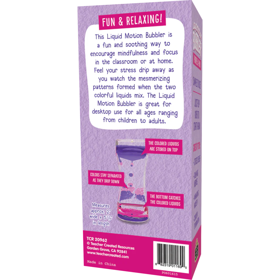 Purple and Pink Liquid Motion Bubbler - Image 4