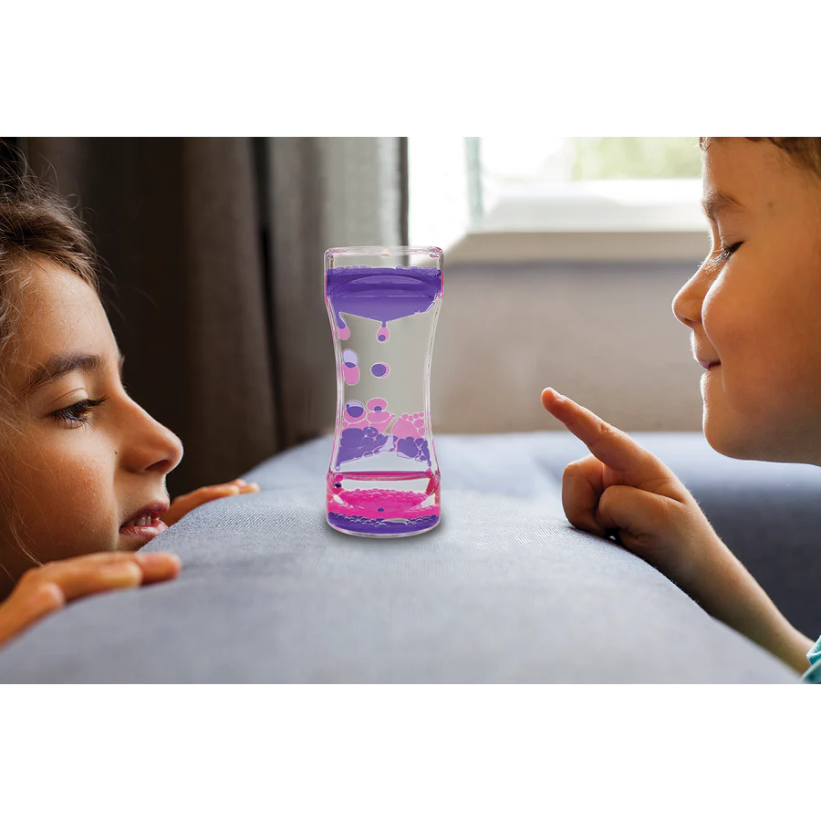 Purple and Pink Liquid Motion Bubbler - Image 5