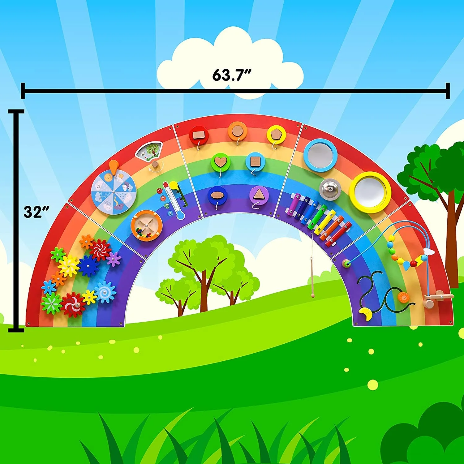 Rainbow Activity Wall Panels - Image 2