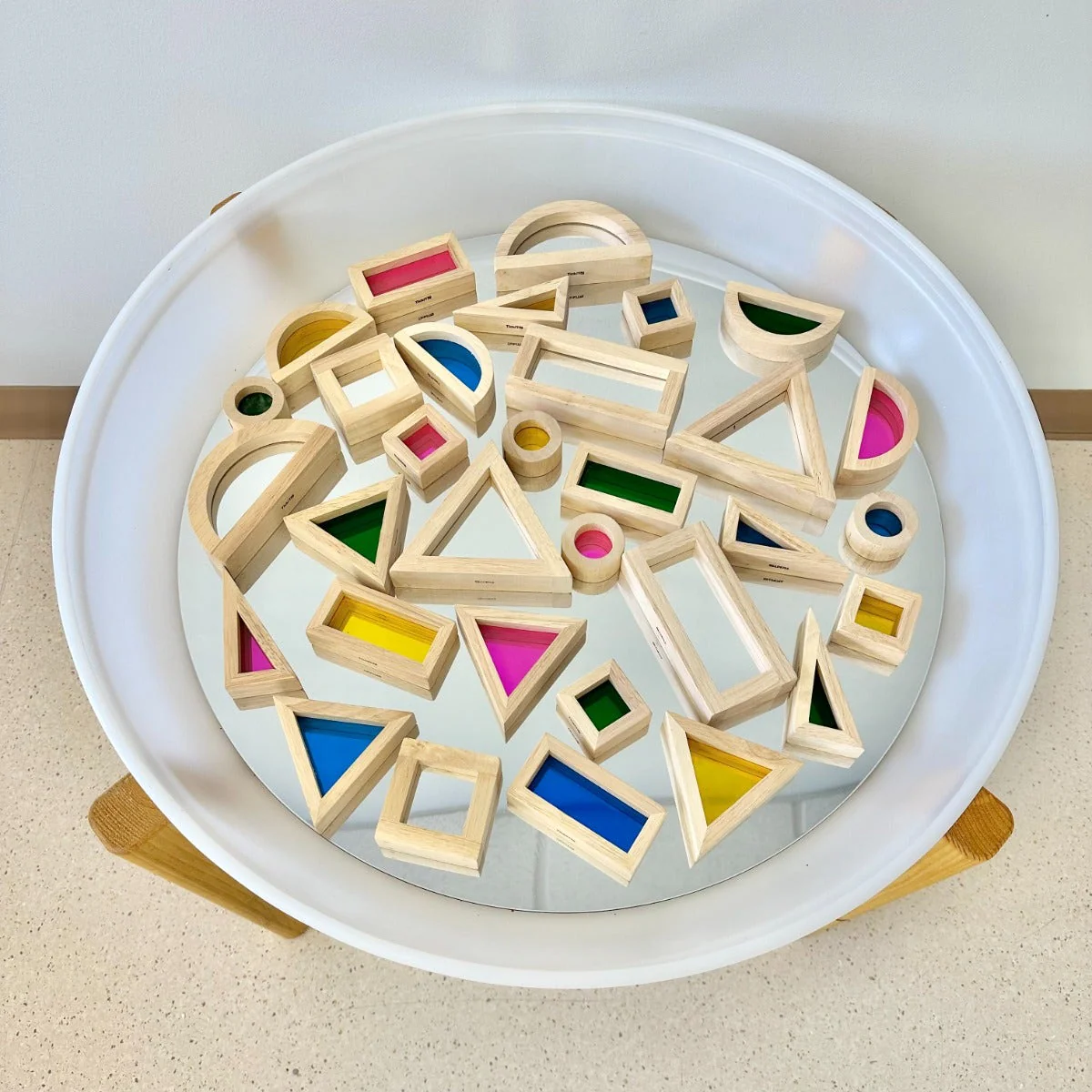 Rainbow Blocks set of 24 - Image 3