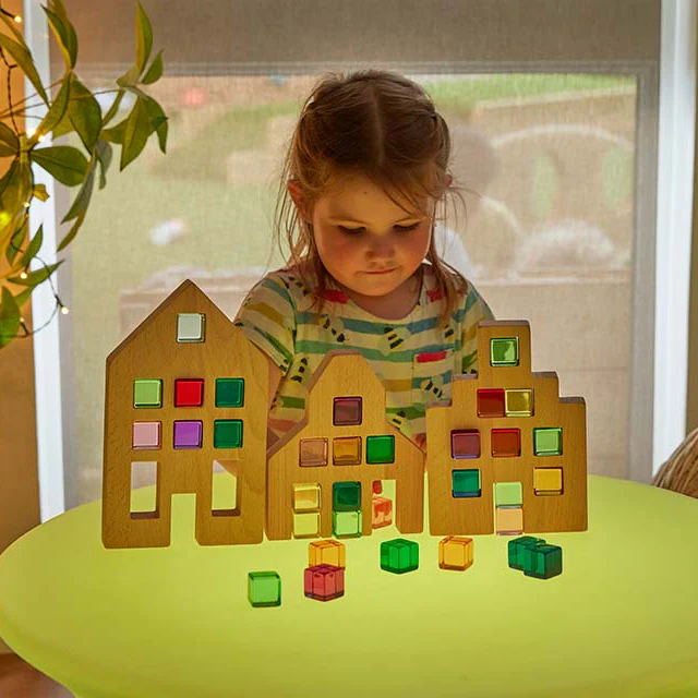 Rainbow Gem Buildings Set of 36 - Image 3