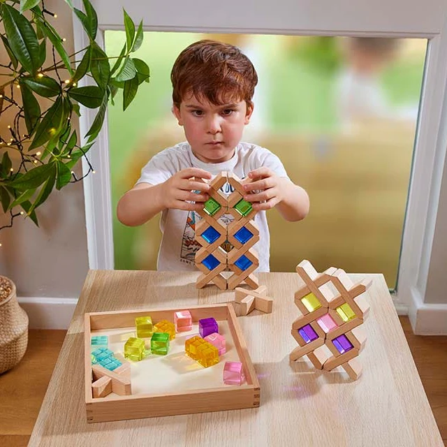 Rainbow Gems & Crosses Set of 40 - Image 3