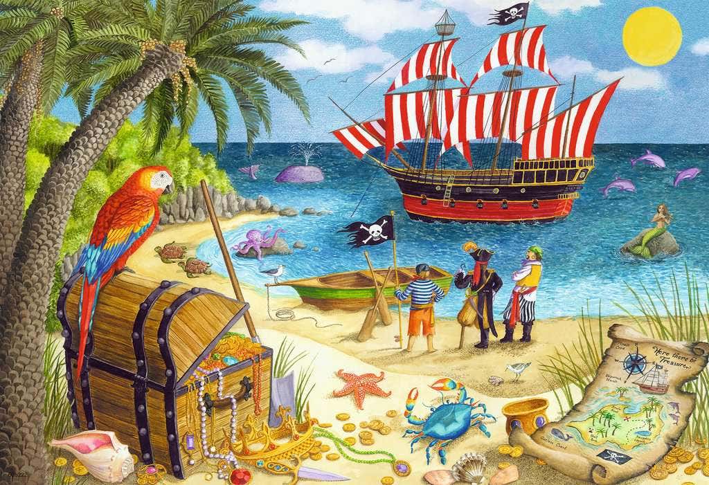 Ravensburger Pirates and Mermaids 2x24 piece Puzzle - Image 3