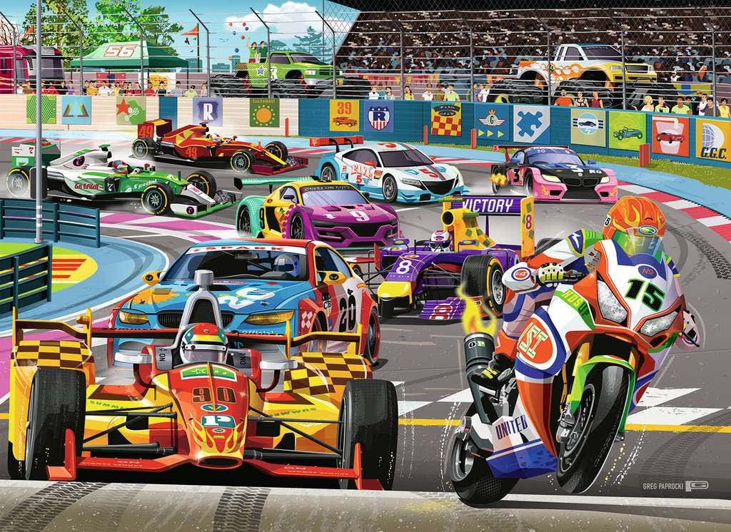 Ravensburger Racetrack Rally 60 piece Puzzle - Image 2