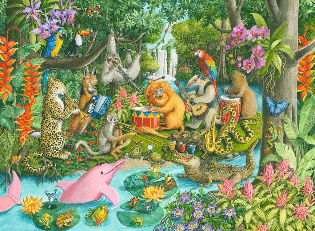 Ravensburger Rainforest River Band 100 piece Puzzle - Image 2