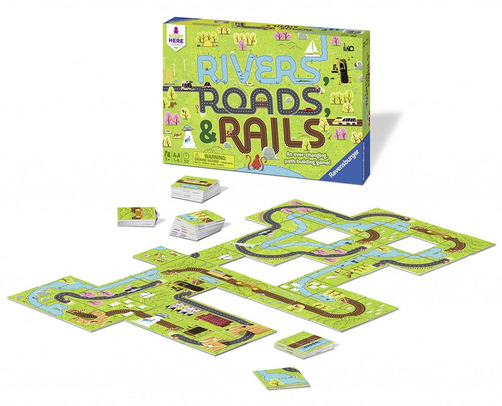 Ravensburger Rivers Roads & Rails - Image 2