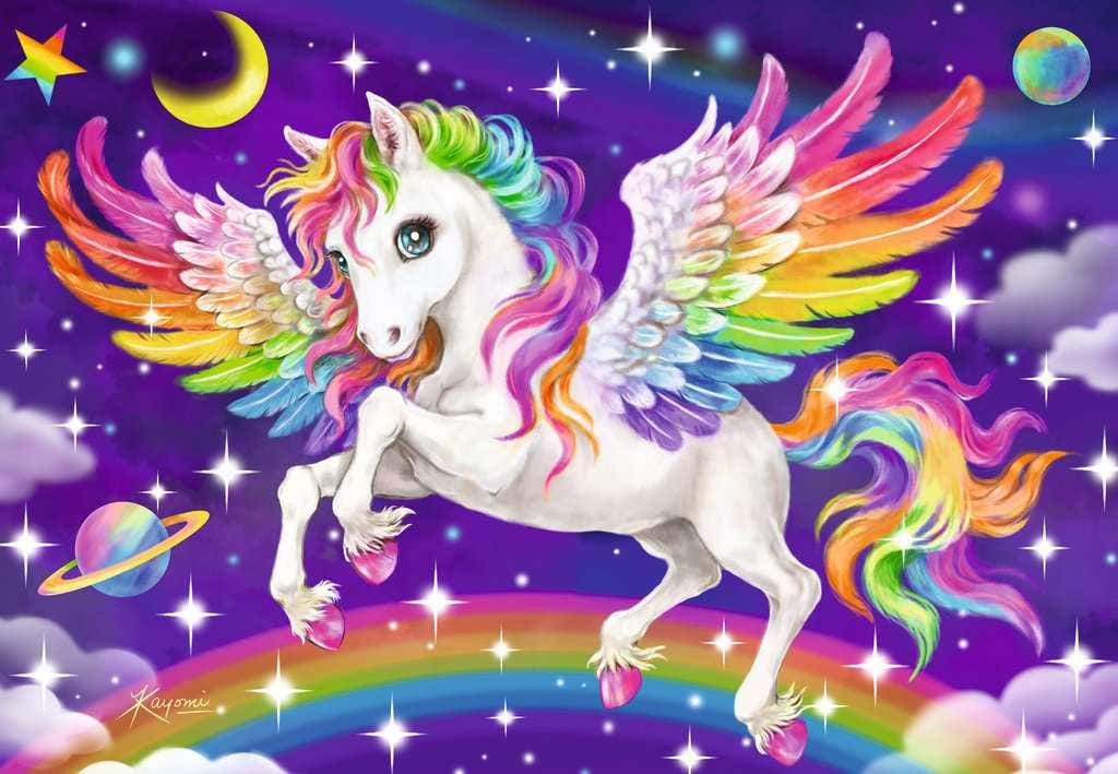 Ravensburger Unicorn and Pegasus 2x24 piece Puzzle - Image 2