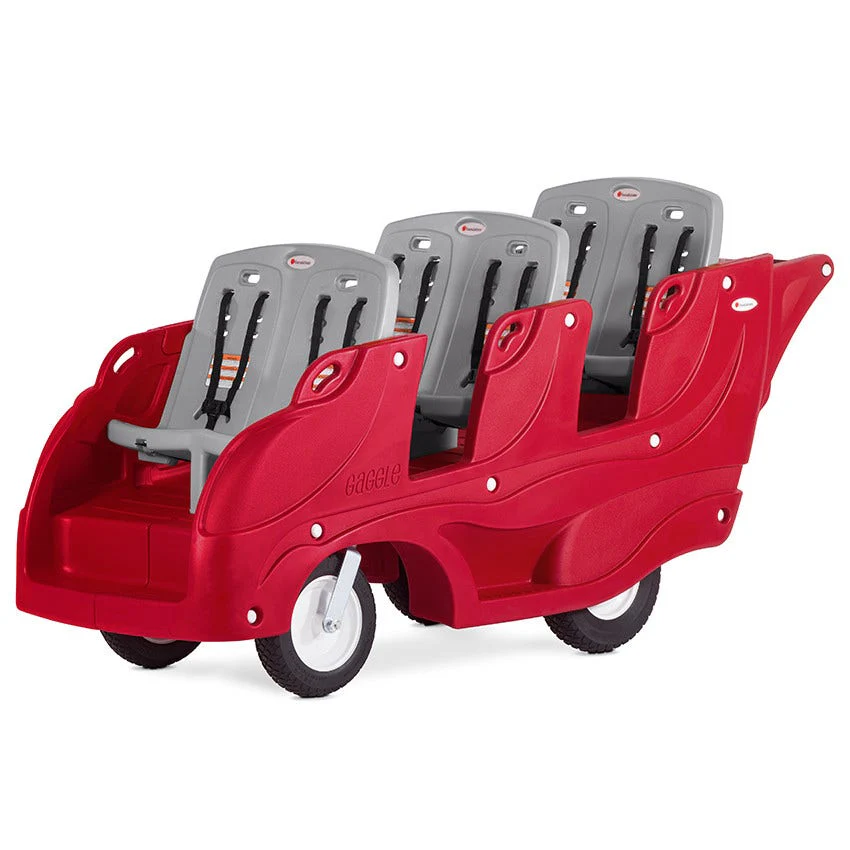 Red Grey Gaggle Parade 6 Seater Buggy