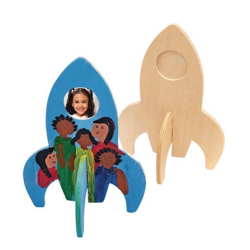 Rocket Ship Photo Frames Set of 12