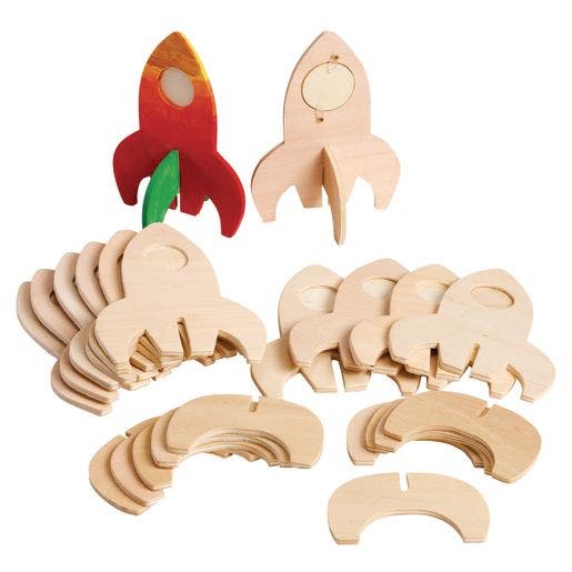 Rocket Ship Photo Frames Set of 12 - Image 3