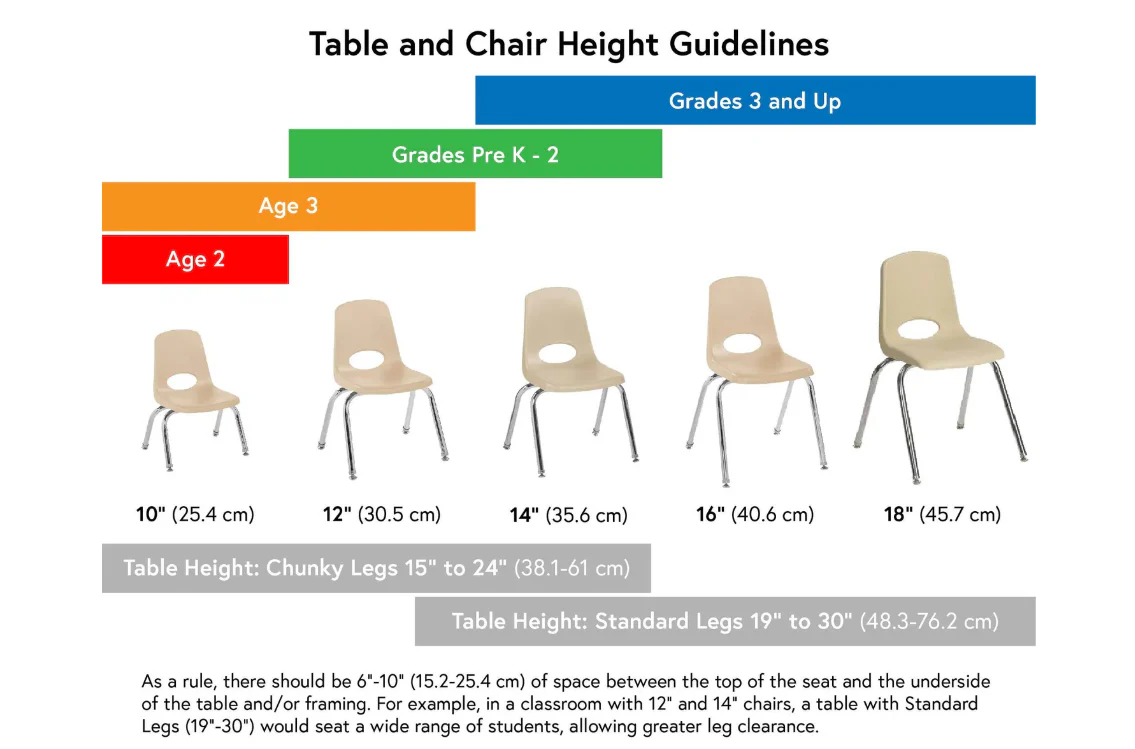 Round Maple/Maple Activity Table with Standard or Chunky Adjustable Legs - Image 10
