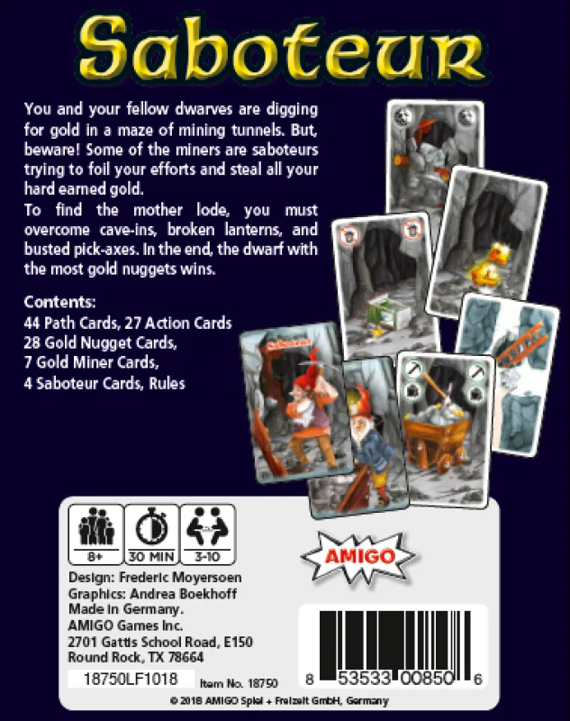 Saboteur by Amigo Games - Image 3