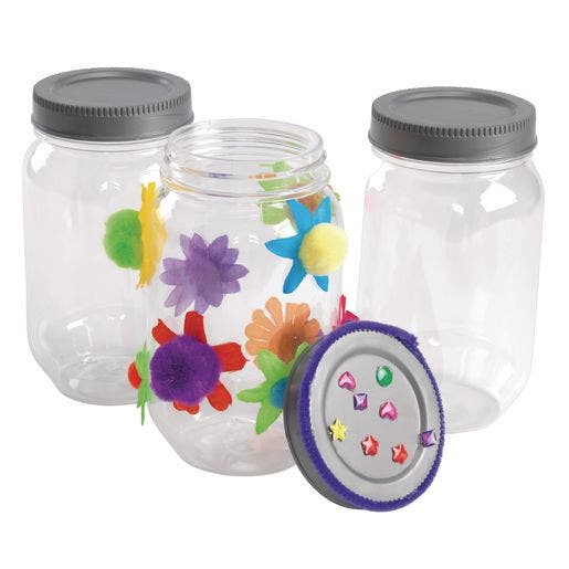 Safe Plastic Mason Jar Set Of 6 - Image 3