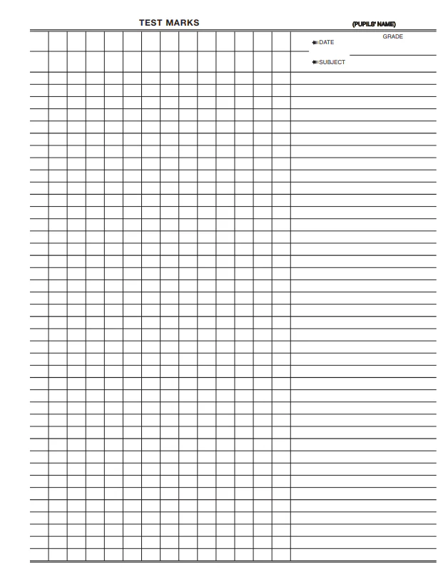 Secondary Teachers Daily Plan and Record (Red) - Image 5