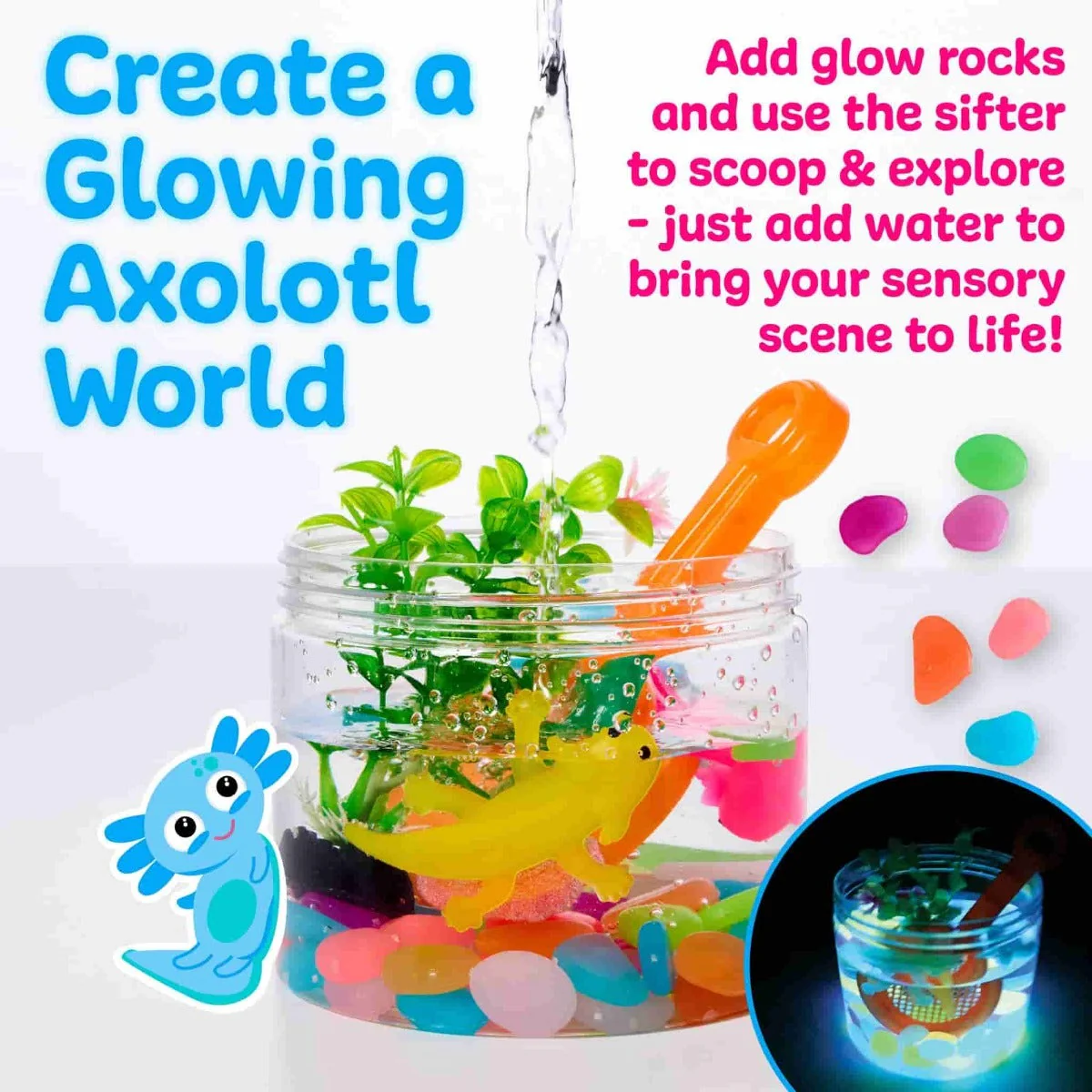 Sensory Adventure Water Play Axolotls by Creativity for Kids - Image 3