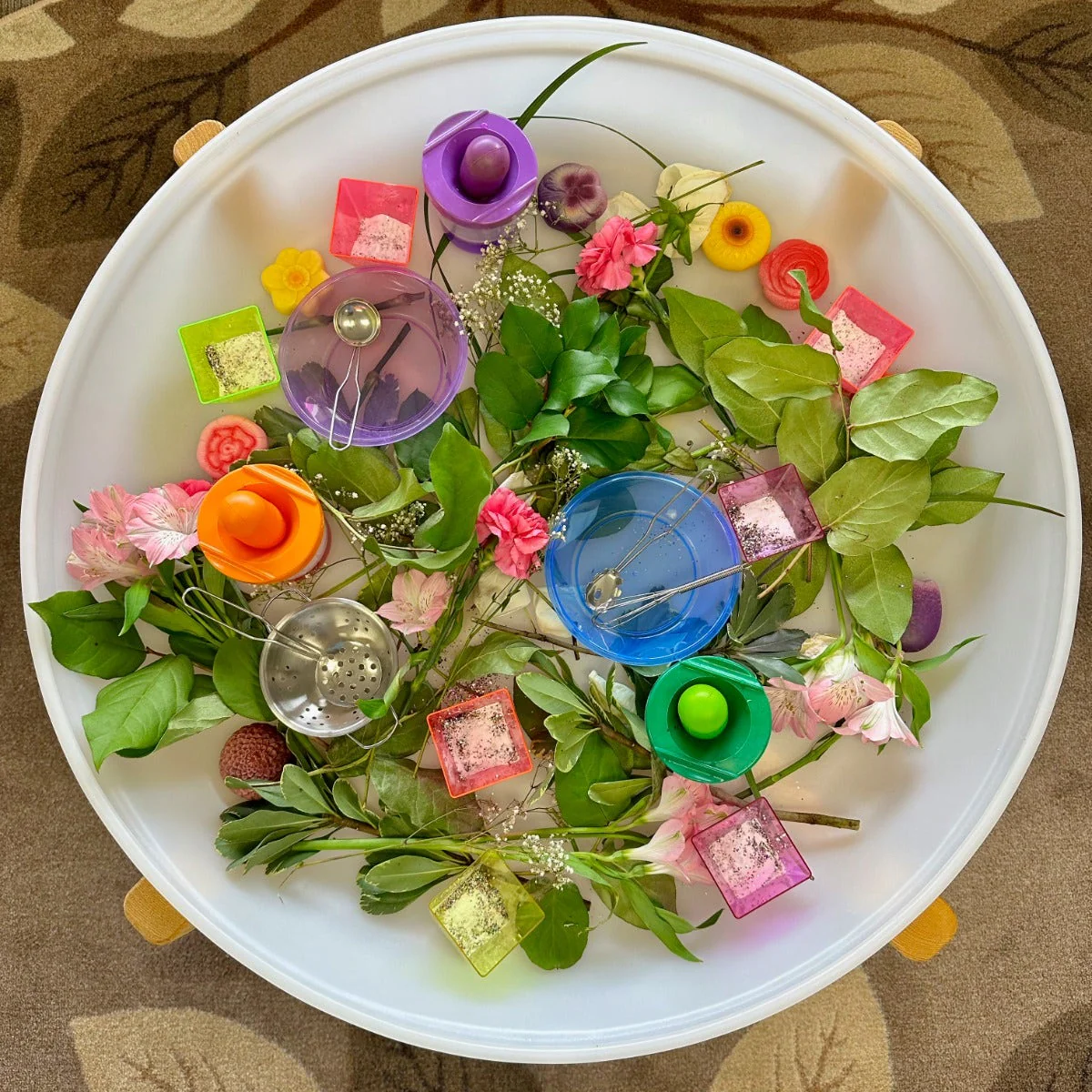 Sensory Play Flowers Stones - Image 7