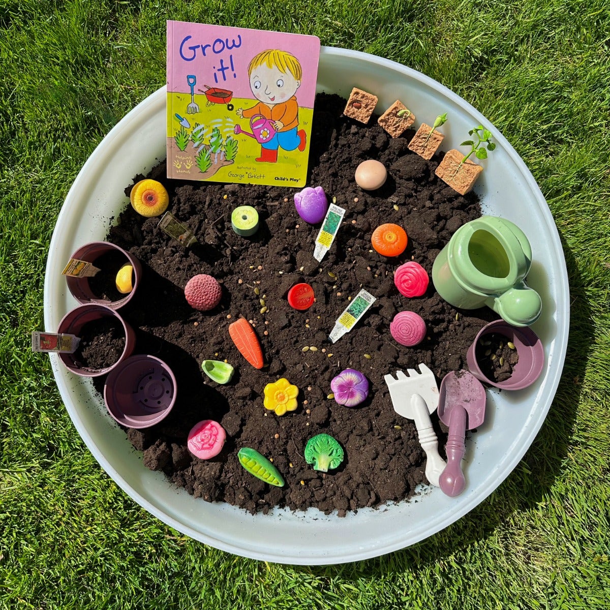 Sensory Play Flowers Stones - Image 8